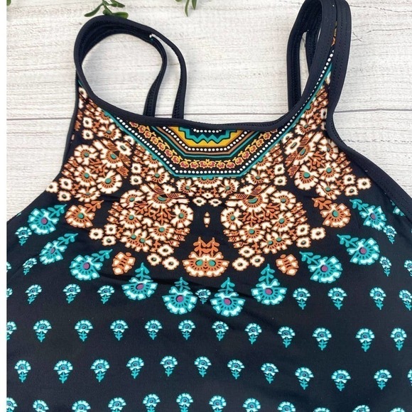 NEW SKYE Mercedes Halter Tankini Bikini Top Lg - Picture 2 of 6